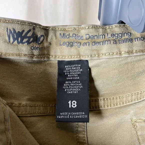 Mossimo size 18 mid-rise denim legging - Picture 7 of 12